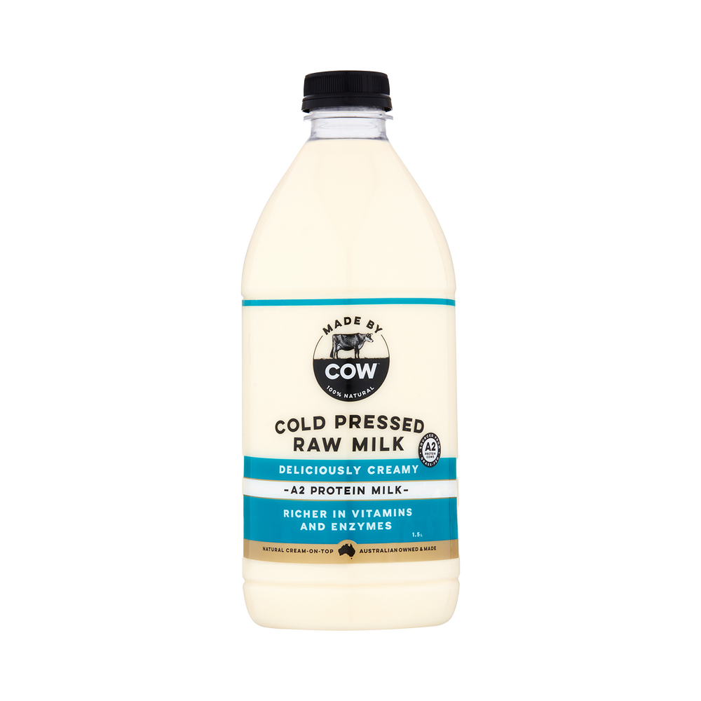 Made By Cow - Cold Pressed Raw Milk - A2 Protein Milk 1.5L