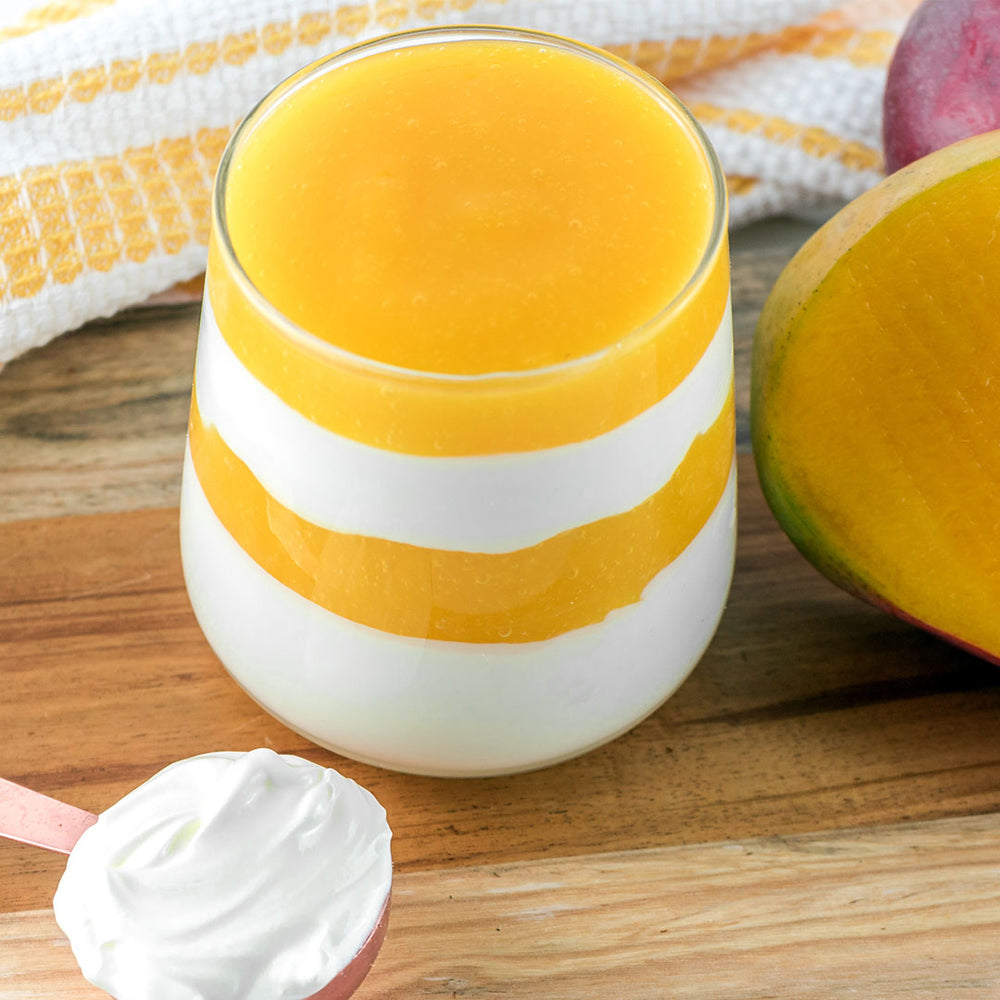 a mango yoghurt